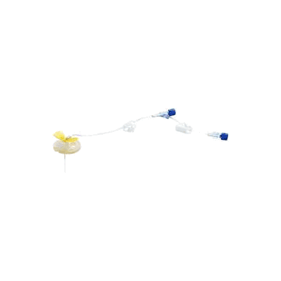 Huber Infusion Set LiftLoc 22 GA, 1" with 8"