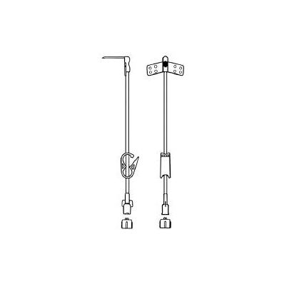 Huber Infusion Set - NeEdle, Huber 90deg 22gx
