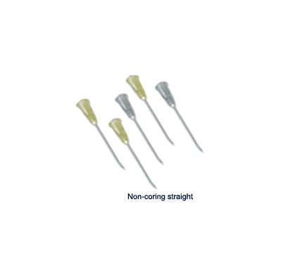 Huber Needle, 20 ga x 2" Color Code: Yellow