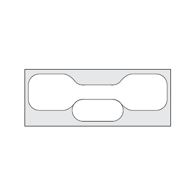 HubGuard, HG05, 2-3/8" x 5/8" Dressing Dogbone, Small, All Sites