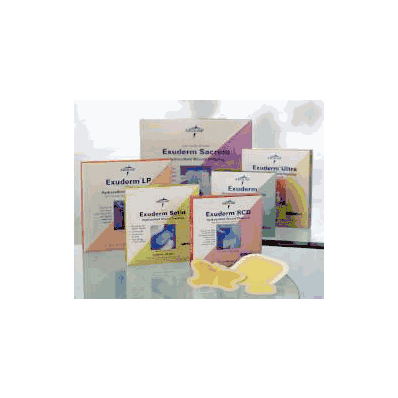 Hydrocolloid Dressing Exuderm 4 L X 4 W Inch