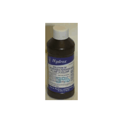 ydrogen Peroxide 3%, 8 oz. Bottle