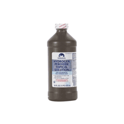 Hydrogen Peroxide 3% Antiseptic, 16 oz. Topical Liquid Bottle
