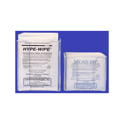 Hype-wipe Towelettes By Current Technologies