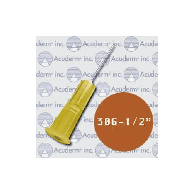 Hypodermic Needle Acu-Needle Without Safety