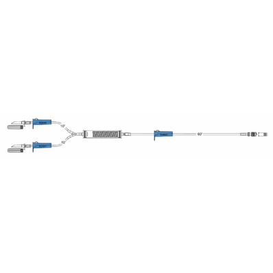 I.V. Admin Set, ultahigh flow blood, 82" tubing