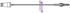 ICU B33086 Extension Set, 7" Slide Clamp MicroCLAVE Needleless Port, 0.21 mL Priming Volume, Small Bore, DEHP-Free, sold as 50/case<br><br><font color="red"><b>BACK TO THE PRODUCT TABLE, <a href="https://www.aaawholesalecompany.com/i-v--therapy-i-v--administration-sets-extension-sets-icu-medical-and-baxter-extension-sets.html">CLICK HERE</a></b></font>