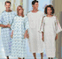 Exam Gown, <b>Color: Blue Optic, Up to 3 X-Large, Snap Closure</b>, 51" with Short Sleeves, Snap Closure without Cuff, Reusable, Adult, sold as Each by Fashion Seal Uniforms<br><br><font color="red"><b>BACK TO THE PRODUCT TABLE, <a href="http://www.aaawholesalecompany.com/apparel-gowns-exam-gown.html">CLICK HERE</b></font></a>