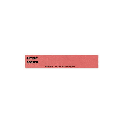 Identification Card - Card, Id Spine Red (100