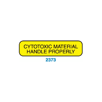 Identification Label Barkley Cytotoxic Mater