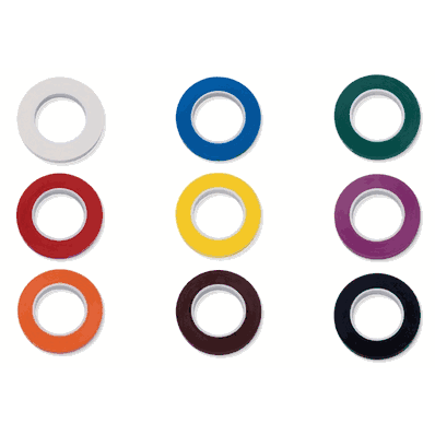 Identification Roll Tape, with different colo