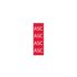 Identification Sheet Tape, Color RED / ASC, white 1/4" - 1/SH - Key Surgical T-601-04<br><br><font color="red"><b>BACK TO THE PRODUCT TABLE, <a href="https://www.aaawholesalecompany.com/key-surgical-instruments-instrument-identification-asc-identification-sheet-tape.html">CLICK HERE</a></b></font>