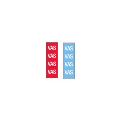 Identification Sheet Tape, Red or Light-Blue/