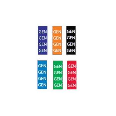 Identification Sheet Tape, With different col