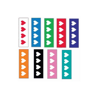 Identification Sheet Tape, with different col