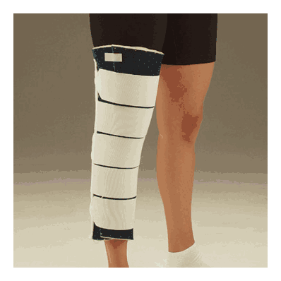 Immobilizer, Knee, 19", W / Tabs, Adj