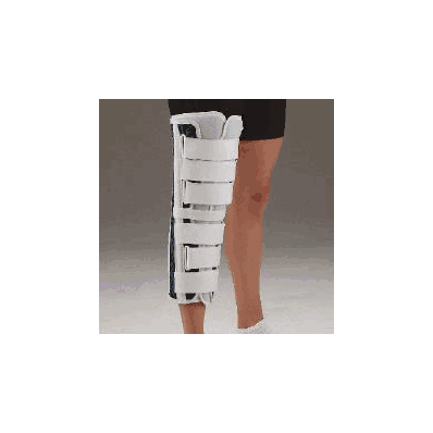 Immobilizer, Knee, 22", Tri-panel. Black