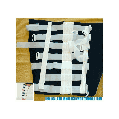 Immobilizer, Knee, 3-panel, Conturd Stays