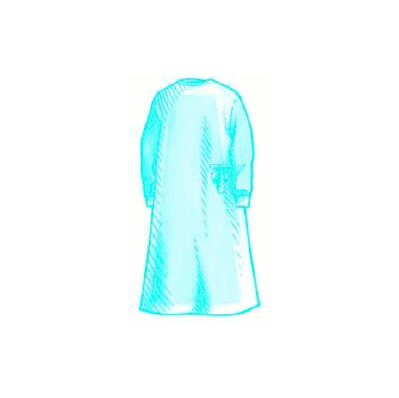 Impervious Gown Convertors 2 X-large Polyeth