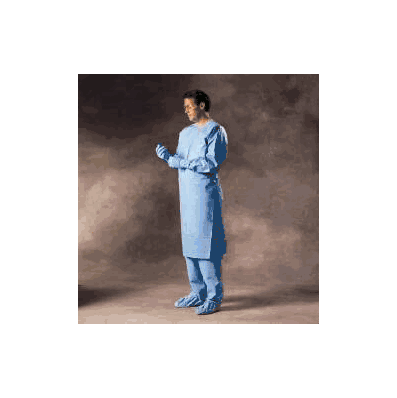 Impervious Gown Large, Large Polyethylene