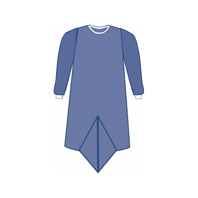 Gown, Impervious, Pleat, Specialty, Xl, Strl