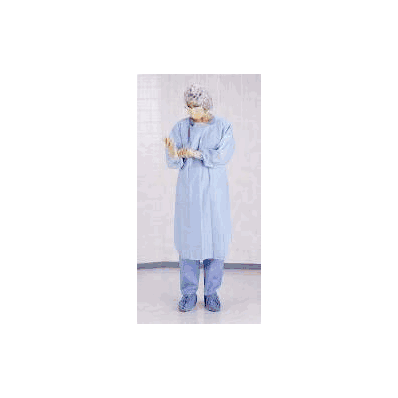 Impervious Gown Thumbs Up X-large Polyethyle