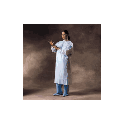 Impervious Gown X-large Polyethylene Blue - G