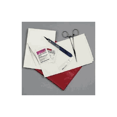 Incision & Drainage Tray, W/Safety #11 Scalpe