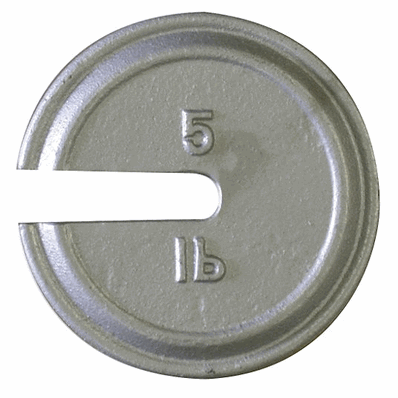 Weight, Traction 5 Lb, Cast Iron - Weight, Ca