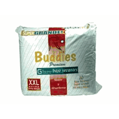 Incontinence Garment Liner Buddies 17 L X 7