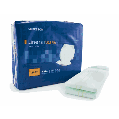 Incontinence Liner McKesson Ultra 24.5 Inch