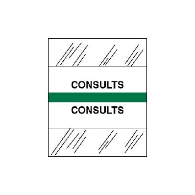 Index Tab 1 1/4 Inch Consults - Index Tab Con