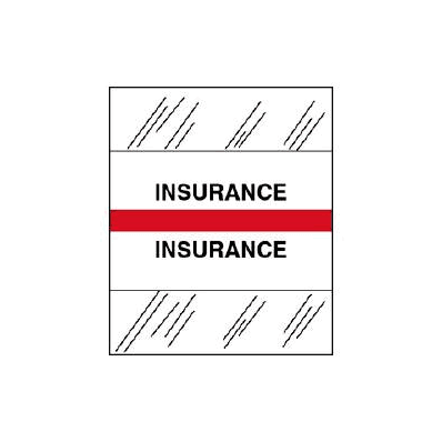 Index Tab 1 1/4 Inch Insurance - Index Tab In