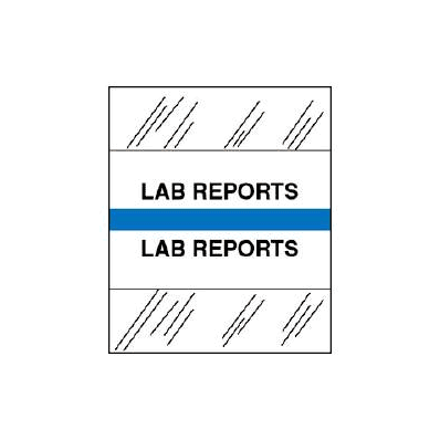 Index Tab 1 1/4 Inch Lab Reports - Index Tab