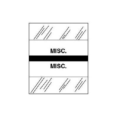 Index Tab 1 1/4 Inch Misc - Index Tab Misc (1