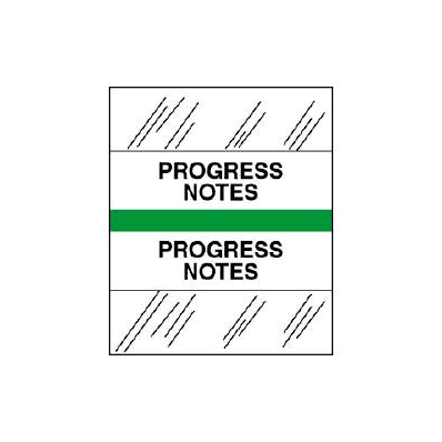 Index Tab 1 1/4 Inch Progress Notes - Index T