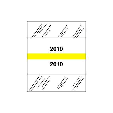 Index Tab 2010 - Index Tab, 2010 (100/Pk) -