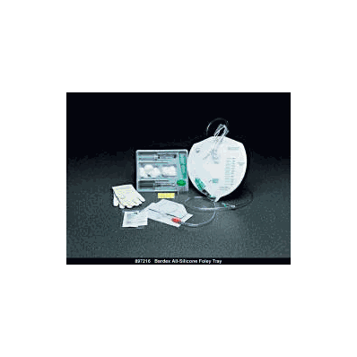 Indwelling Catheter Tray Bardex Foley 16 Fr.