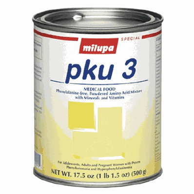 Infant Formula, 500 Gram, Milupa PKU 3