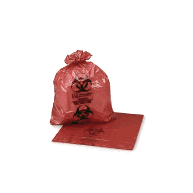 Infectious Waste Bag, 20 - 25 gallon, 1.25 Mil