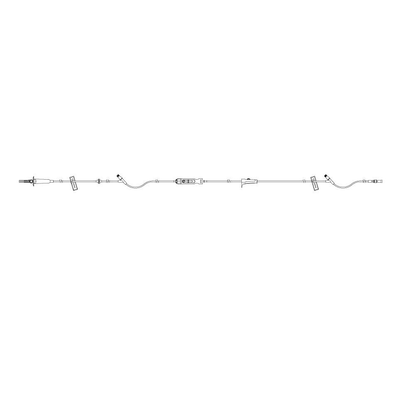 Infusion Set, 117.9" Tubing, Primary Sapphire Clavy
