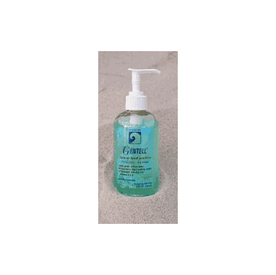 Instant Hand Sanitizer Gel Gentell 8 Oz. Eth