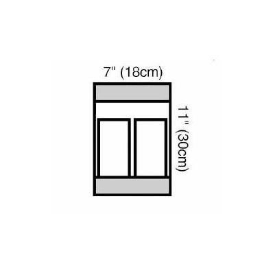Instrument Pouch, 7" x 11" Clear Plastic