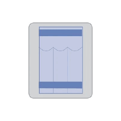 Instrument Pouch Proxima 26 X 47 Cm Polyethy