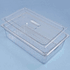 Instrument Soaking Tray, Extra Large, 12 3/4" x 21" x 6" Deep, Three piece set includes tray, strainer and lid, Clear Plastic, For Storage/Transportation Only, sold as Each by Sklar 10-3064<br><br><font color="red"><b>BACK TO THE PRODUCT TABLE, <a href="https://www.aaawholesalecompany.com/instruments-instrument-trays-instrument-soaking-trays.html">CLICK HERE</a></b></font>