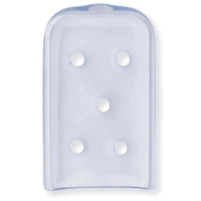 Instrument Tip Caps, Flat with vents, Clear,