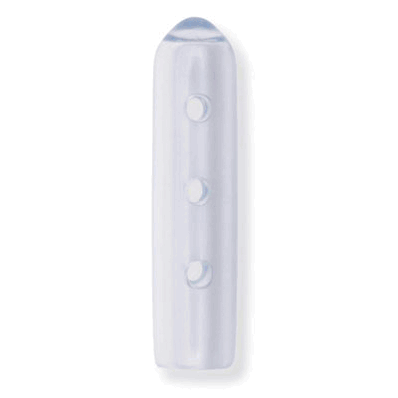 Instrument Tip Caps, Round with vents, Clear,