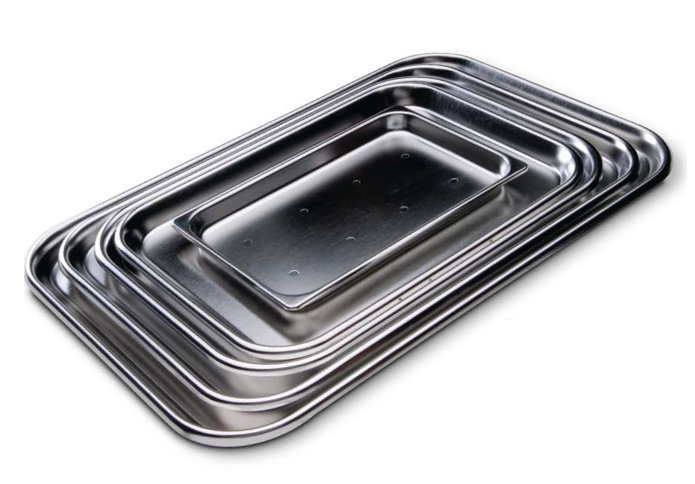 thumbnail image 2 of AA Pro Mayo Instruments Tray – 10x6x0.75" Stainless Steel – Surgical Medical Use 2 of 5