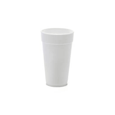 Insulated Cup 20 Oz. Hot / Cold White Styrofo