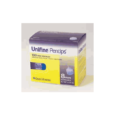 Insulin Pen Needle Unifine Pentips 31 Gauge